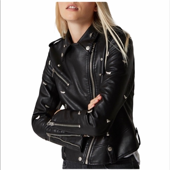 BlankNYC Dragonfly Stud Moto Jacket​ - Picture 2 of 9